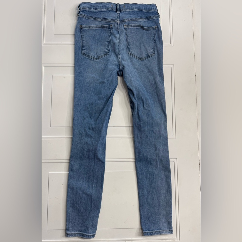 Free People Skinny‎ Jeans Womens Size 30S Short Medium Wash Blue Denim - Picture 6 of 6